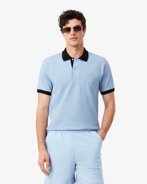 POLO LACOSTE CLASSIC FIT CONTRAST RIB 2