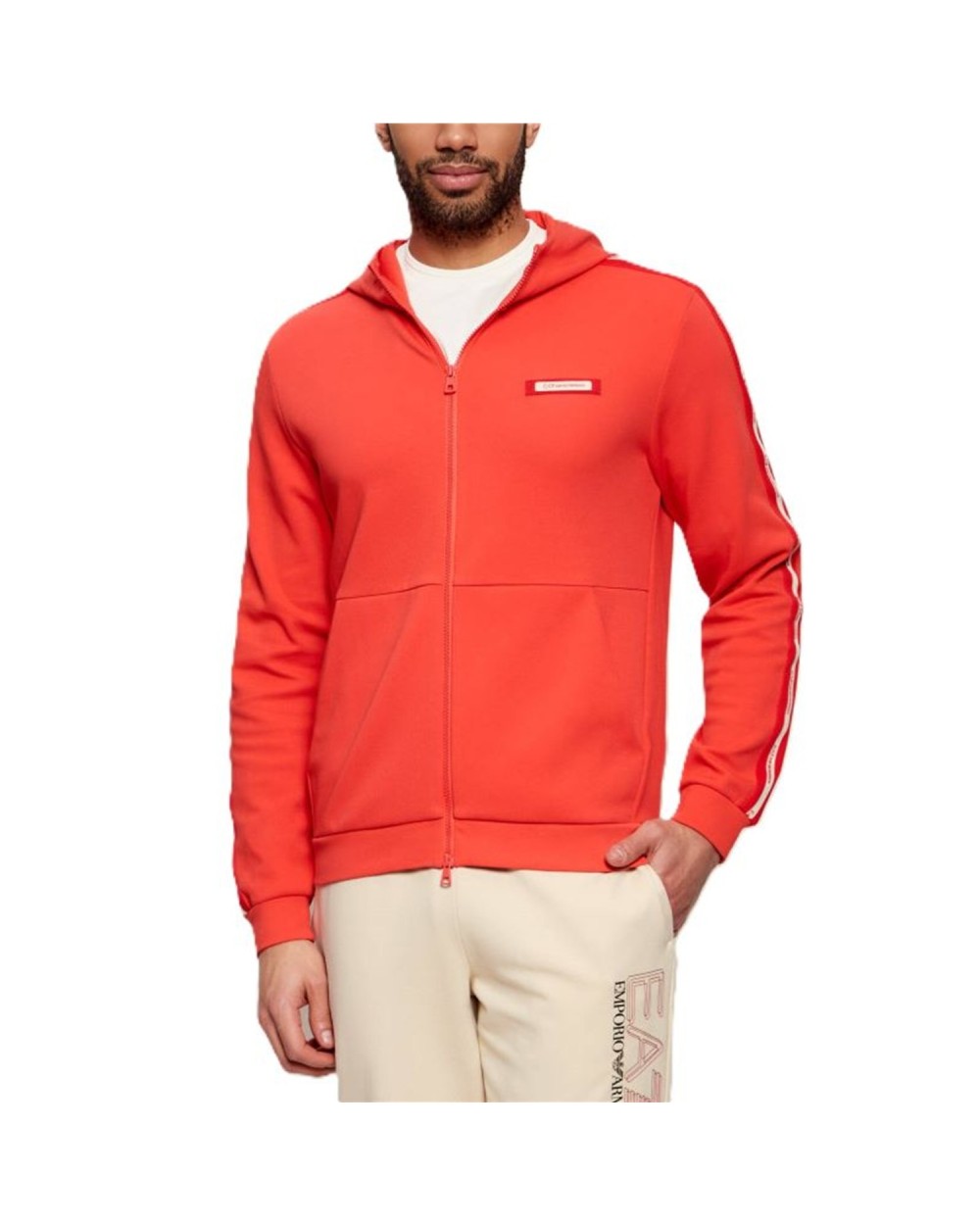 SUDADERA CON CAPUCHA LOGO SERIES