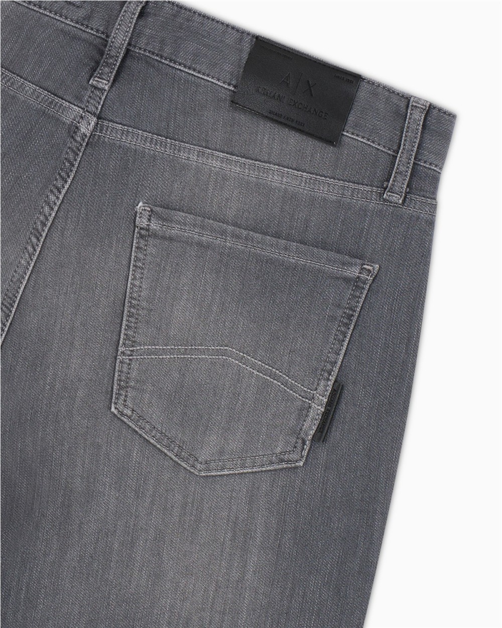 PANTALON SLIM DENIM CONFORT GRIS