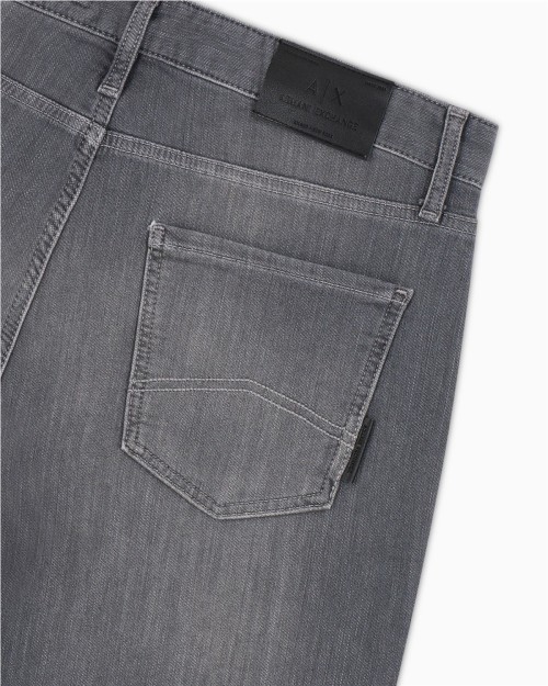 PANTALON SLIM DENIM CONFORT GRIS