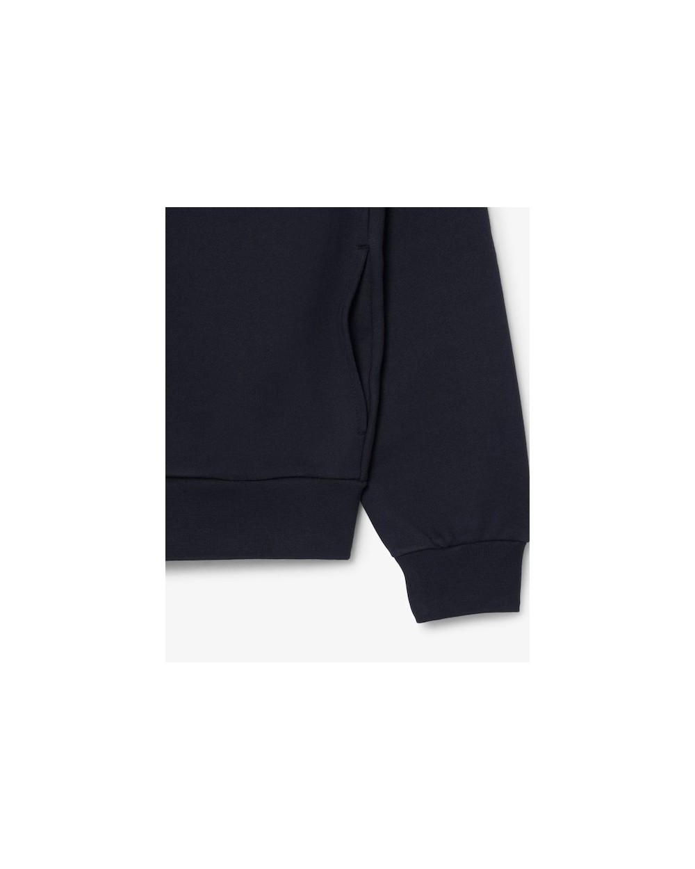 SUDADERA CON CAPUCHA Y CREMALLERA.