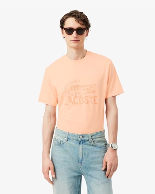 CAMISETA DE ALGODON ESTAMPADA.