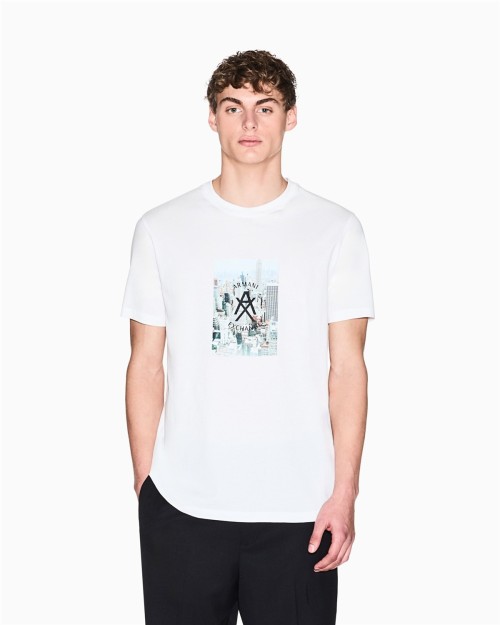 CAMISETA ARMANI EXCHANGE REGULAR FIT ALGODON