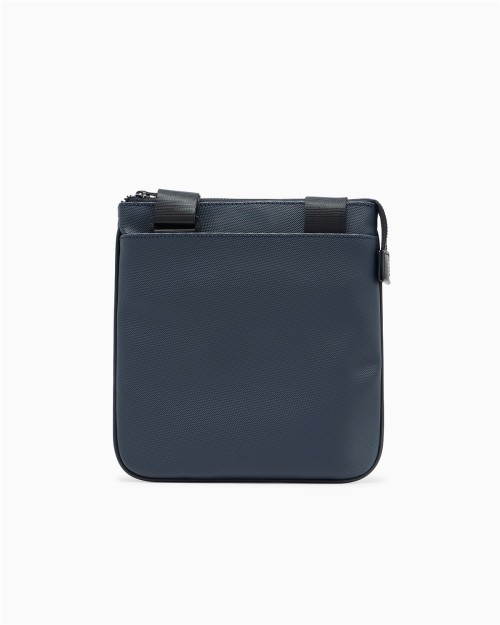 BOLSO BANDOLERA PLANO CON MONOGRAMA Y RAYAS