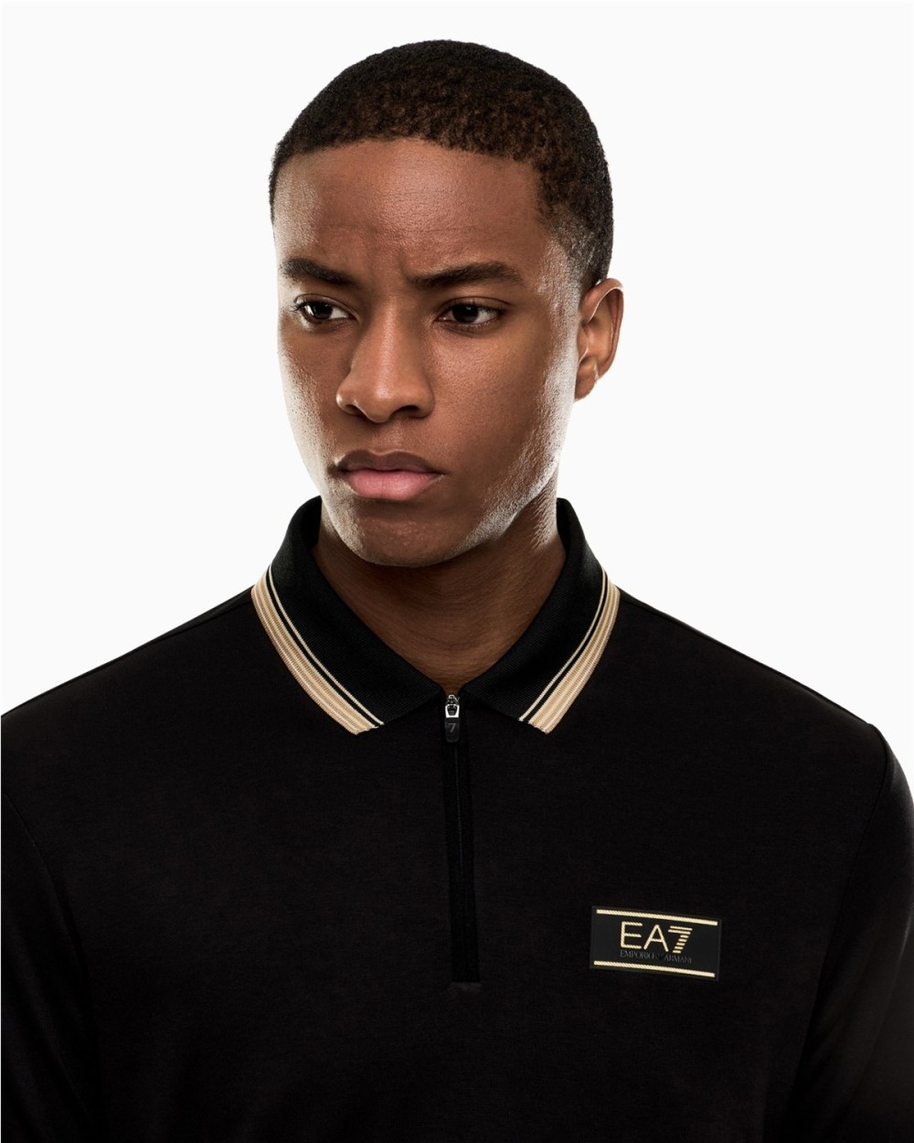 POLO DE PUNTO EA7 PREMIUM LABEL HOMBRE