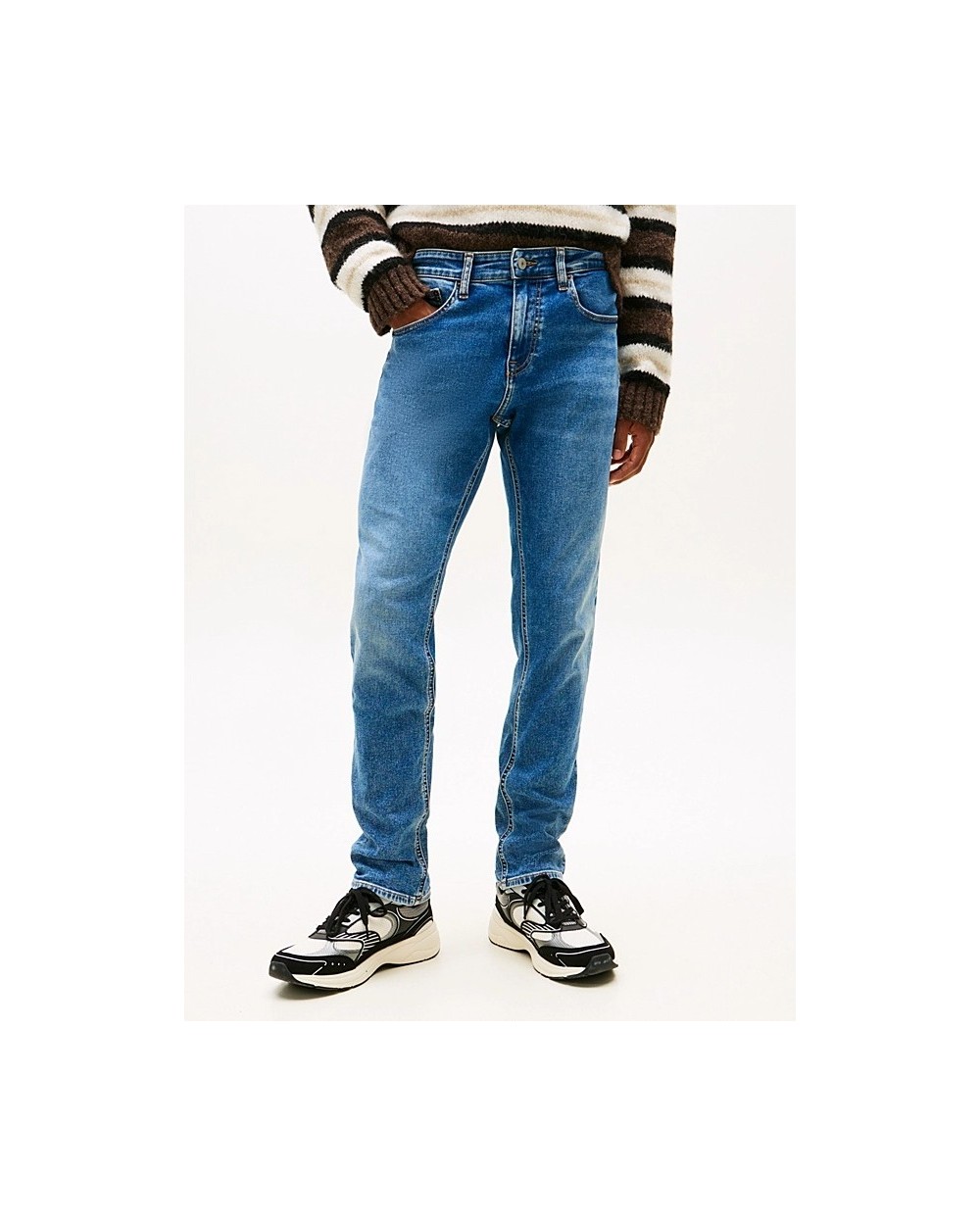 PANTALON VAQUERO SCANTON SLIN DESTEÑIDO