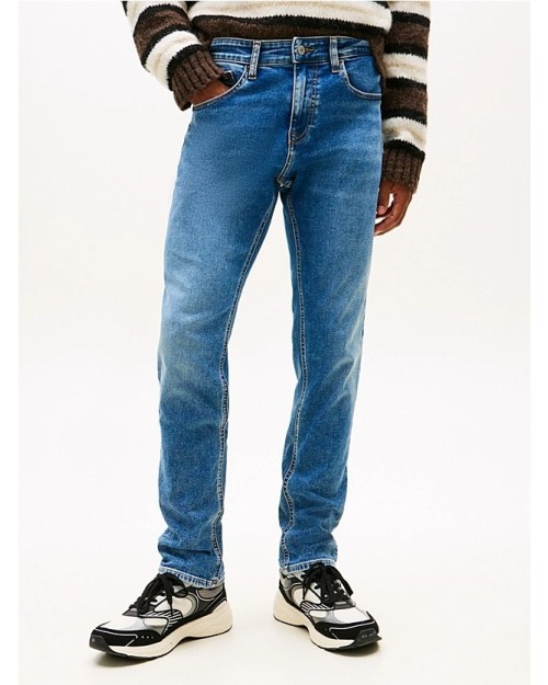 PANTALON VAQUERO SCANTON SLIN DESTEÑIDO