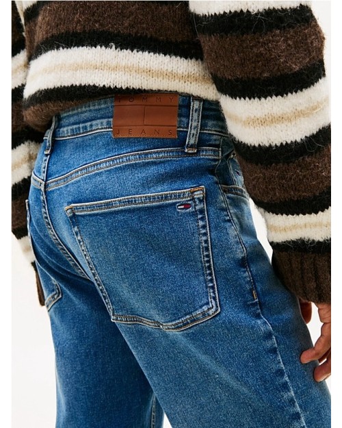 PANTALON VAQUERO SCANTON SLIN DESTEÑIDO