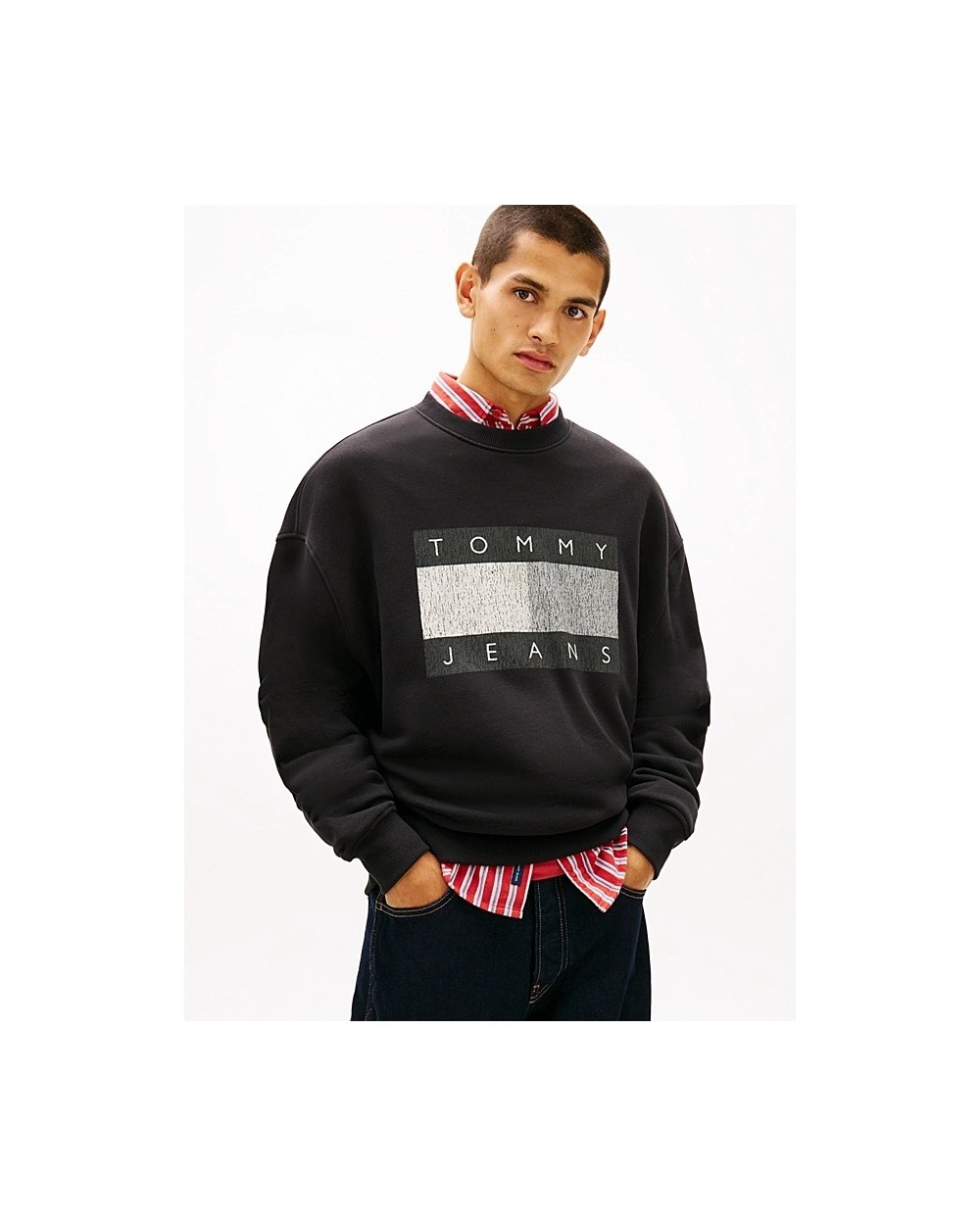 SUDADERA DE CUELLO REDONDO CON LOGO