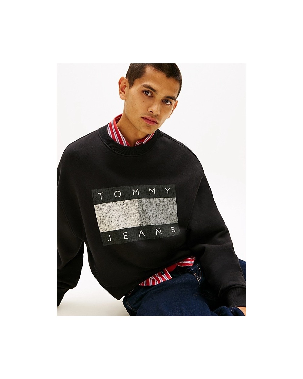 SUDADERA DE CUELLO REDONDO CON LOGO