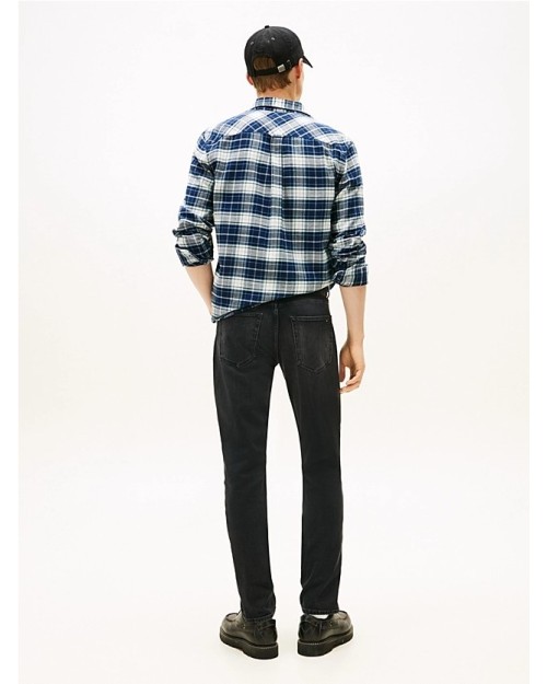 PANTALON VAQUERO SCANTON NEGROS DESTEÑIDOS