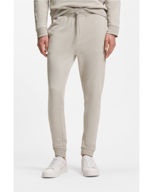 PANTALON CHANDAL DE ALGODON CON PARCHE DE LOGO