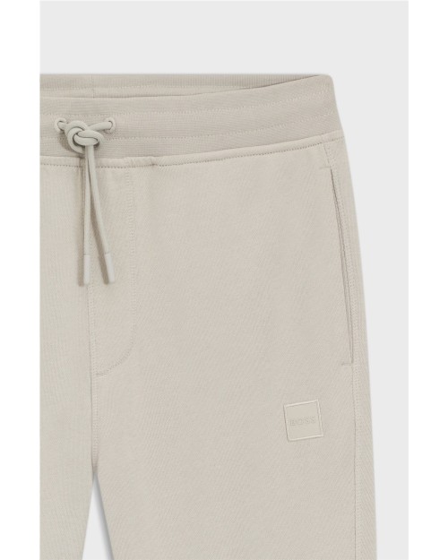 PANTALON CHANDAL DE ALGODON CON PARCHE DE LOGO