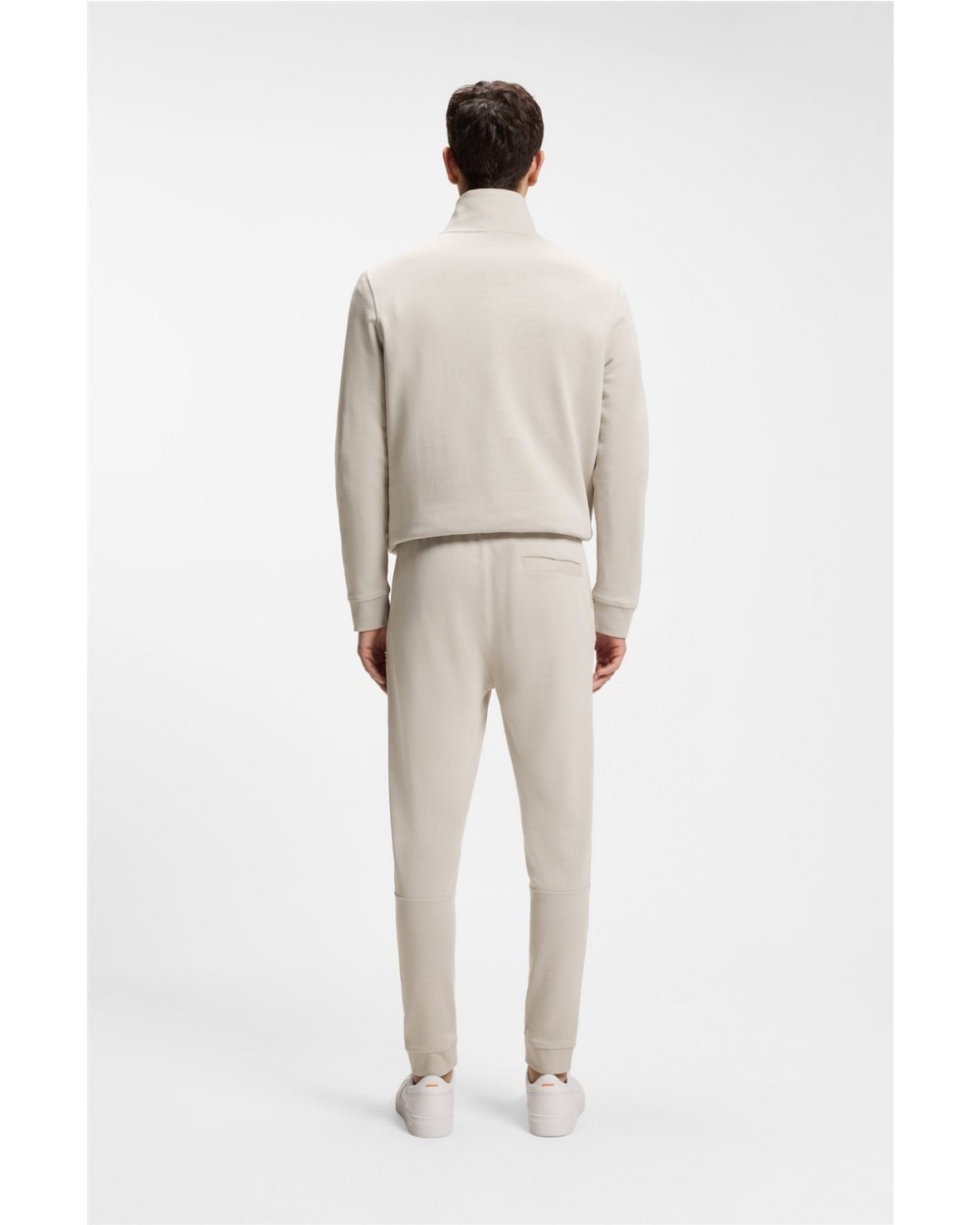 PANTALON CHANDAL DE ALGODON CON PARCHE DE LOGO