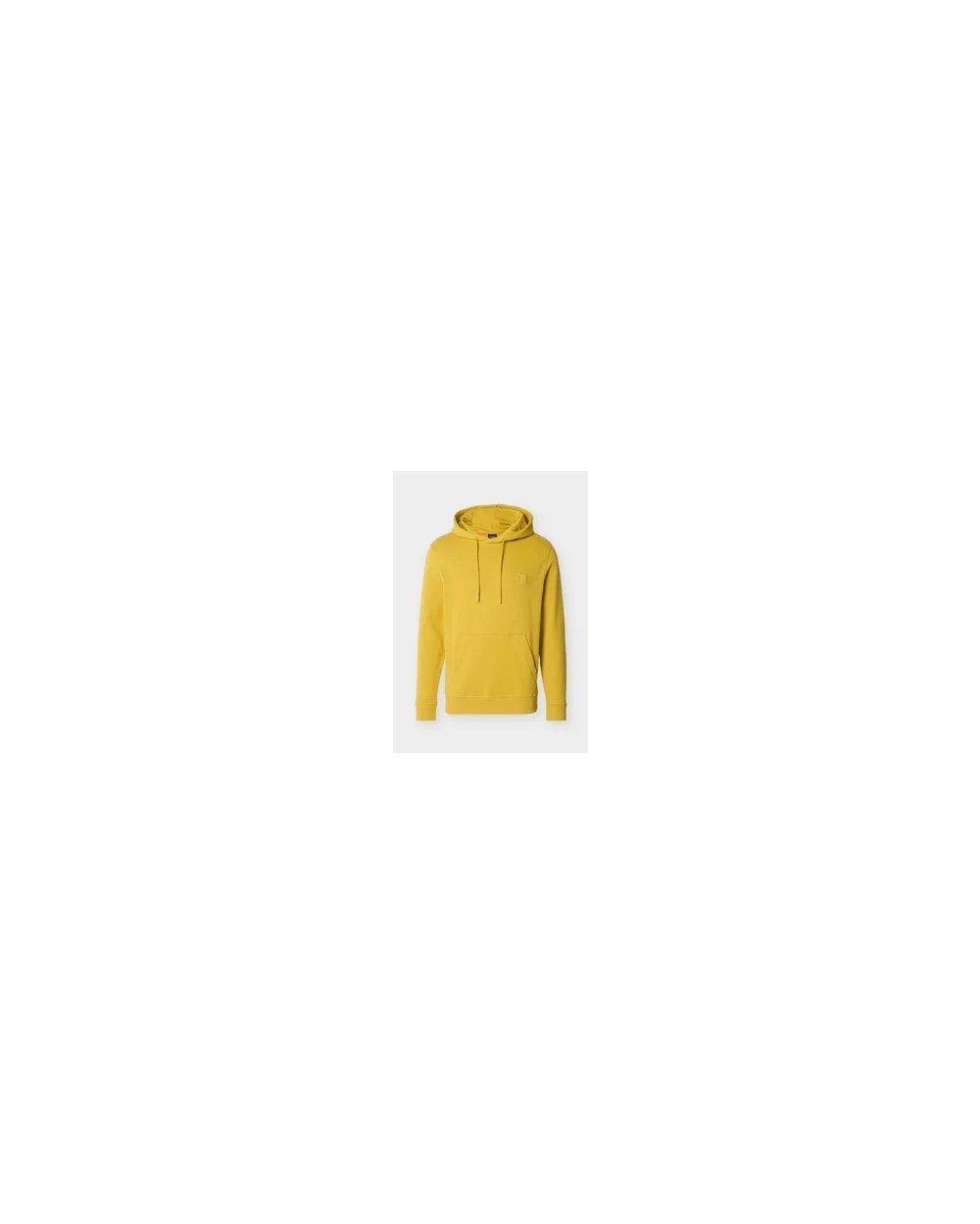 SUDADERA DE ALGODON CON CAPUCHA Y PARCHE DE LOGO