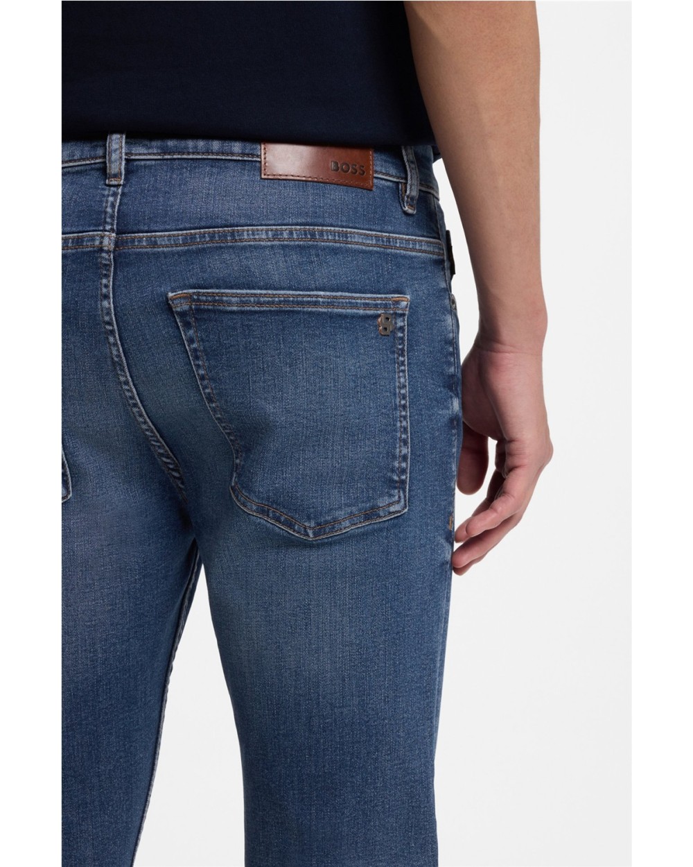 PANTALON VAQUERO DELAWERE SLIM FIT SUPERELASTICO AZUL