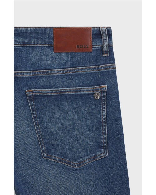 PANTALON VAQUERO DELAWERE SLIM FIT SUPERELASTICO AZUL