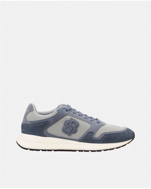 ZAPATILLAS CON RIBETE DE ANTE Y MONOGRABA DOBLE B