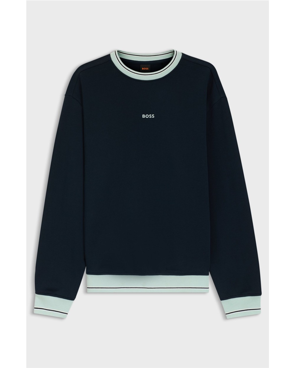 SUDADERA DE ALGODON CON DETALLES EN CONTRASTE