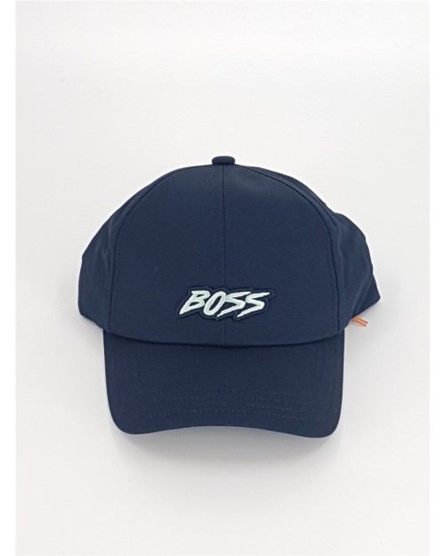 GORRA DE SARGA DE ALGODON CON LOGO BORDADO