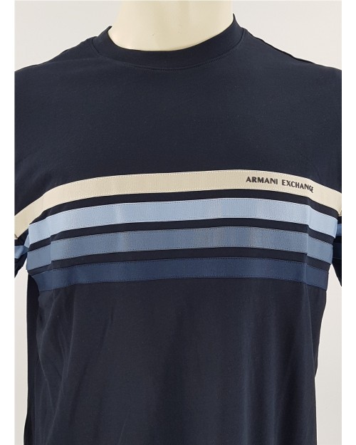 CAMISETA M/C RAYAS CENTRALES