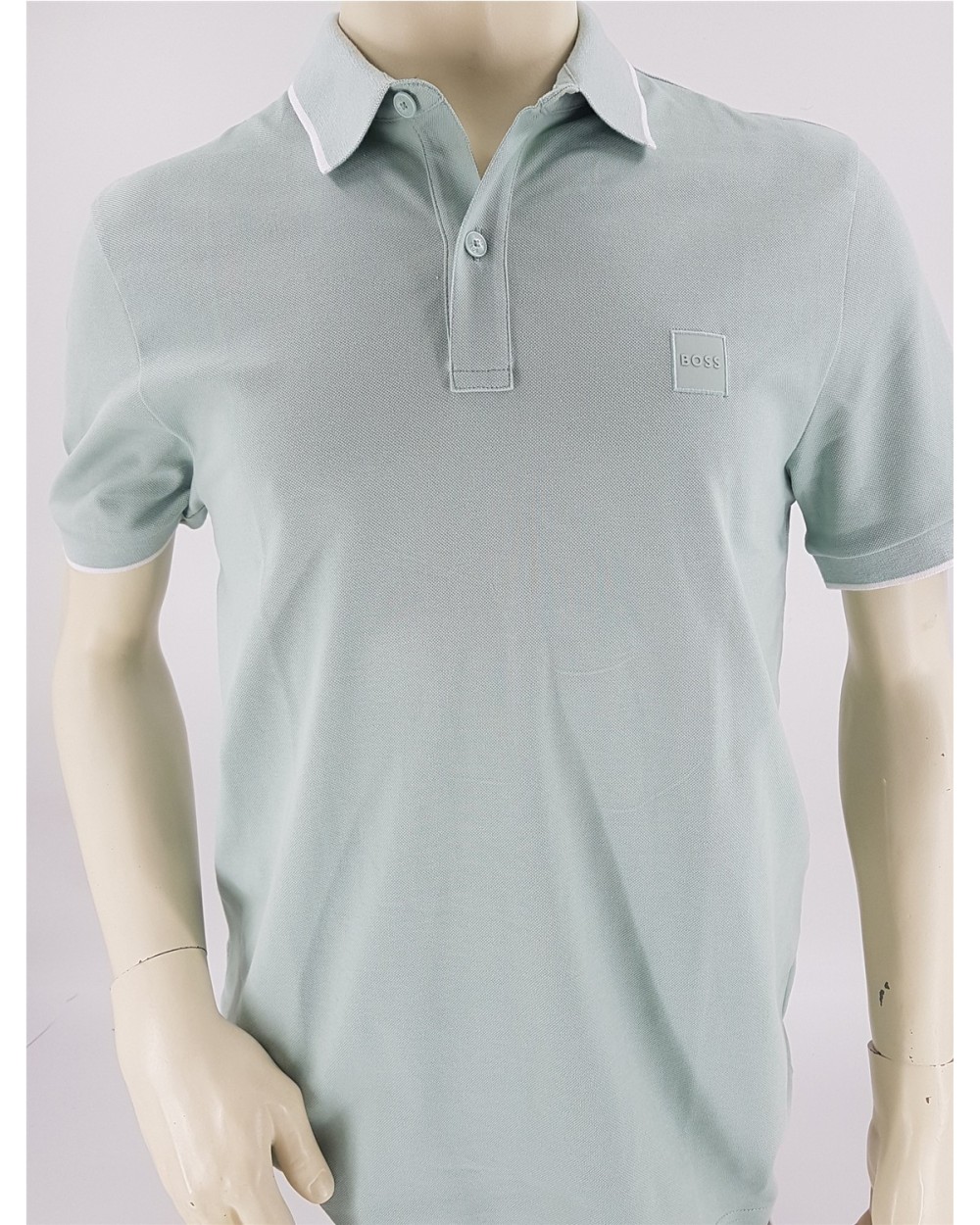 POLO SLIM FIT DE PIQUE DE ALGODON ELASTICO