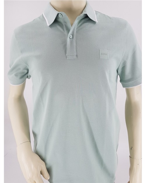 POLO SLIM FIT DE PIQUE DE ALGODON ELASTICO