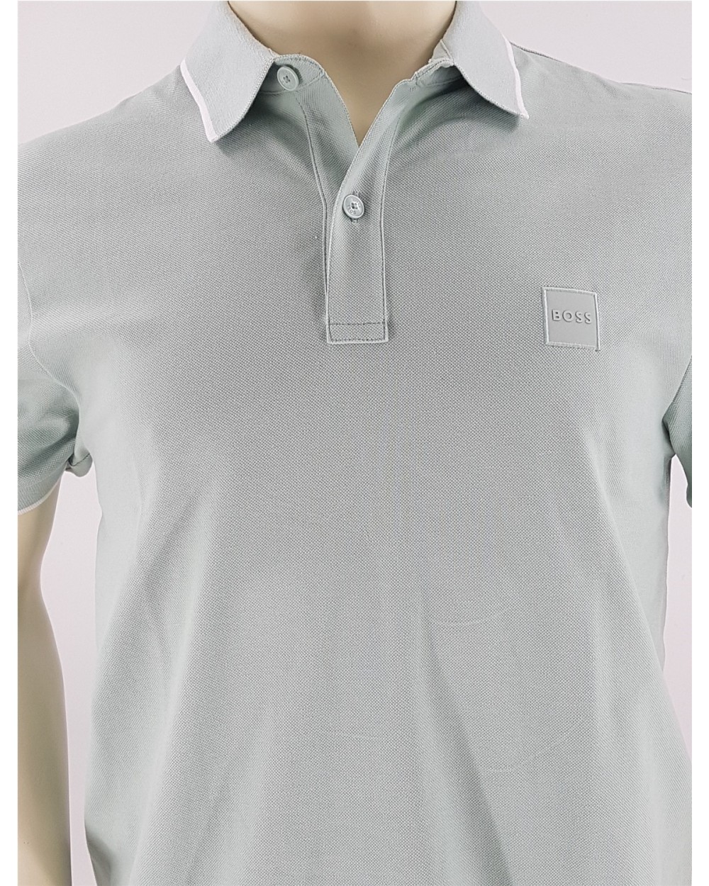 POLO SLIM FIT DE PIQUE DE ALGODON ELASTICO