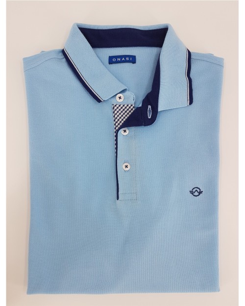 POLO DE PIQUE CON VIVOS