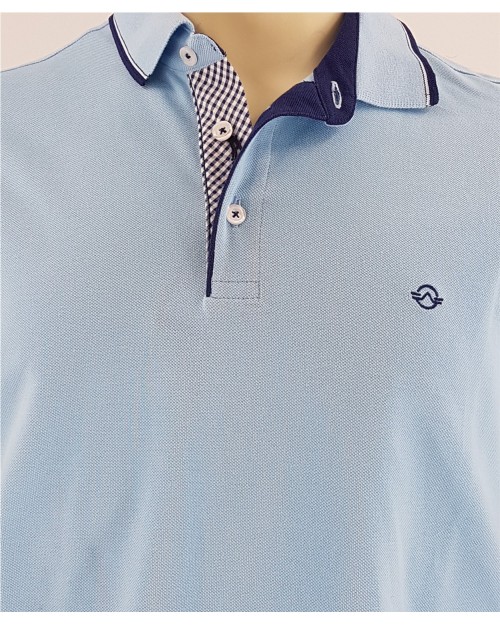 POLO DE PIQUE CON VIVOS