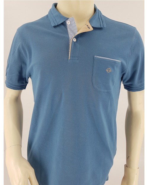 POLO M/C LISO BOLSILLO VIVO