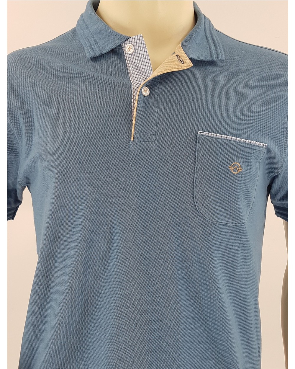 POLO DE ALGODON CON BOLSILLO