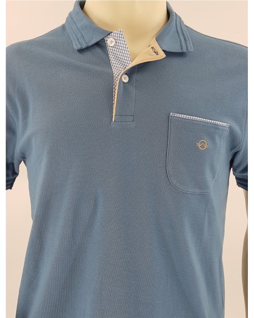 POLO DE ALGODON CON BOLSILLO