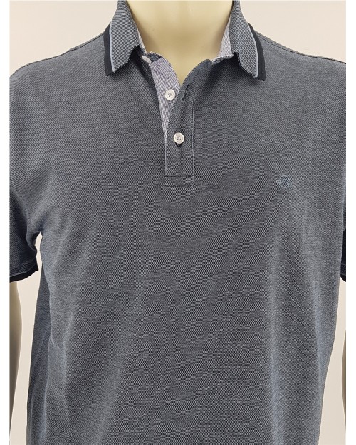 POLO DE ALGODN FALSO LISO VIVOS