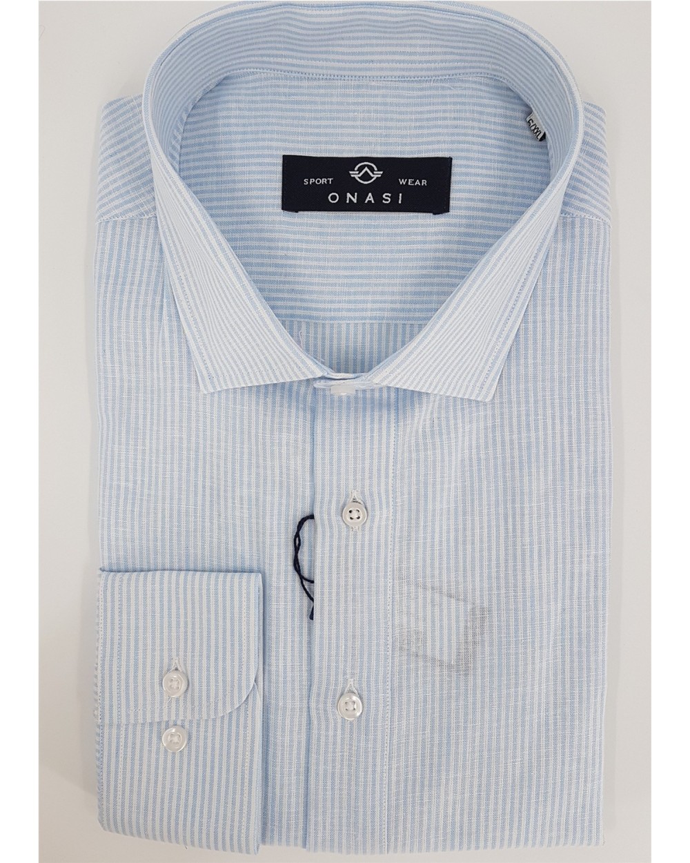 CAMISA POLERA RAYAS LINO