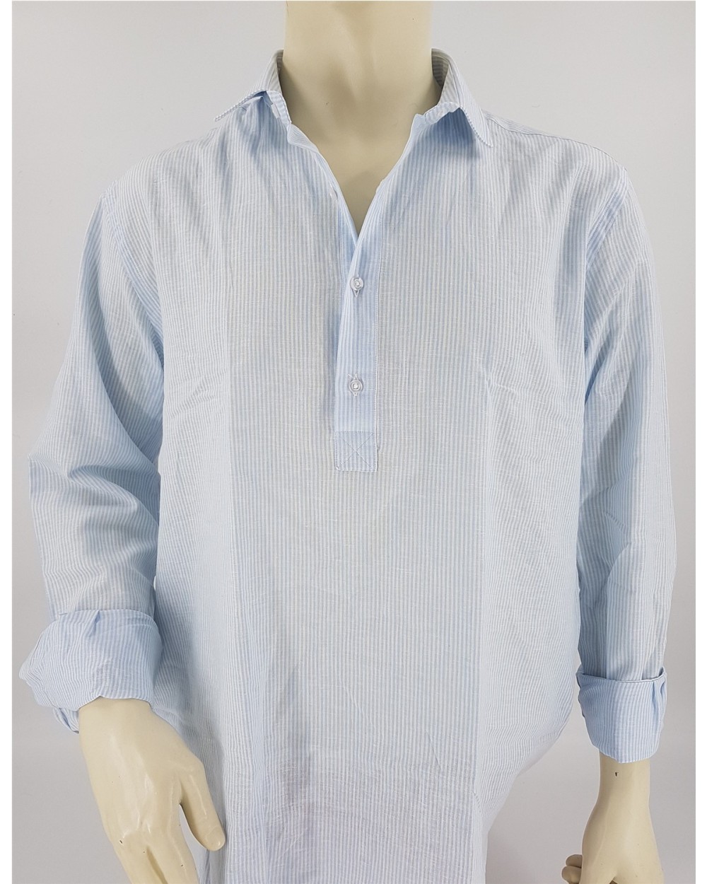 CAMISA POLERA RAYAS LINO