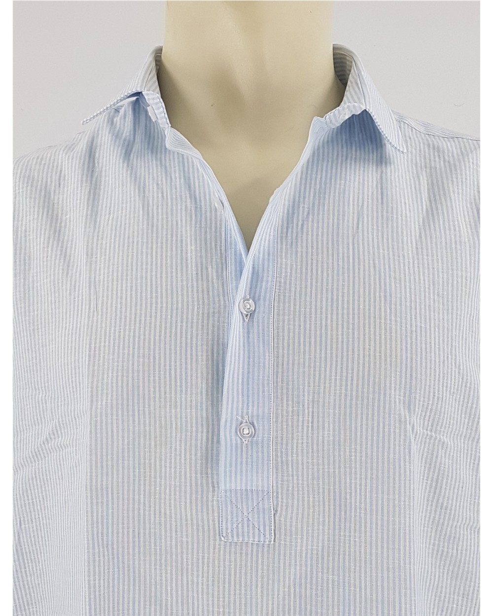 CAMISA POLERA RAYAS LINO