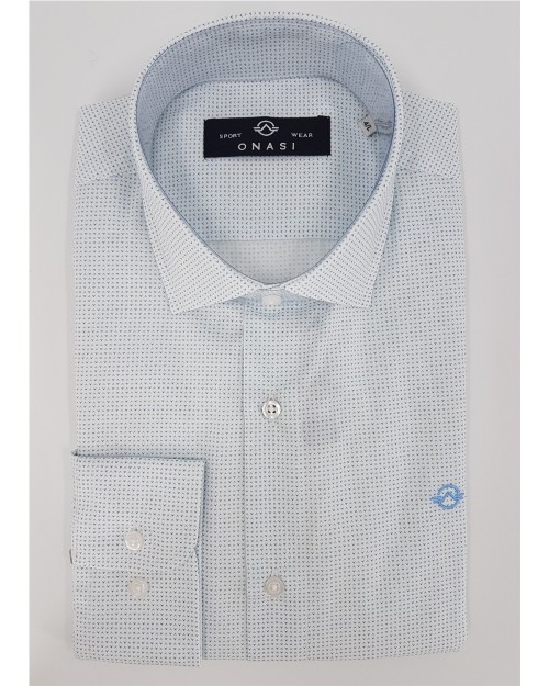 CAMISA M/L ESTAMPADA