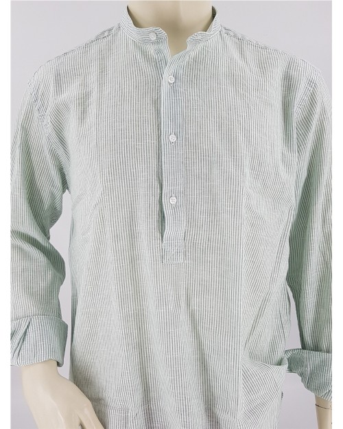 CAMISA  POLERA RAYAS CUELLO MAO