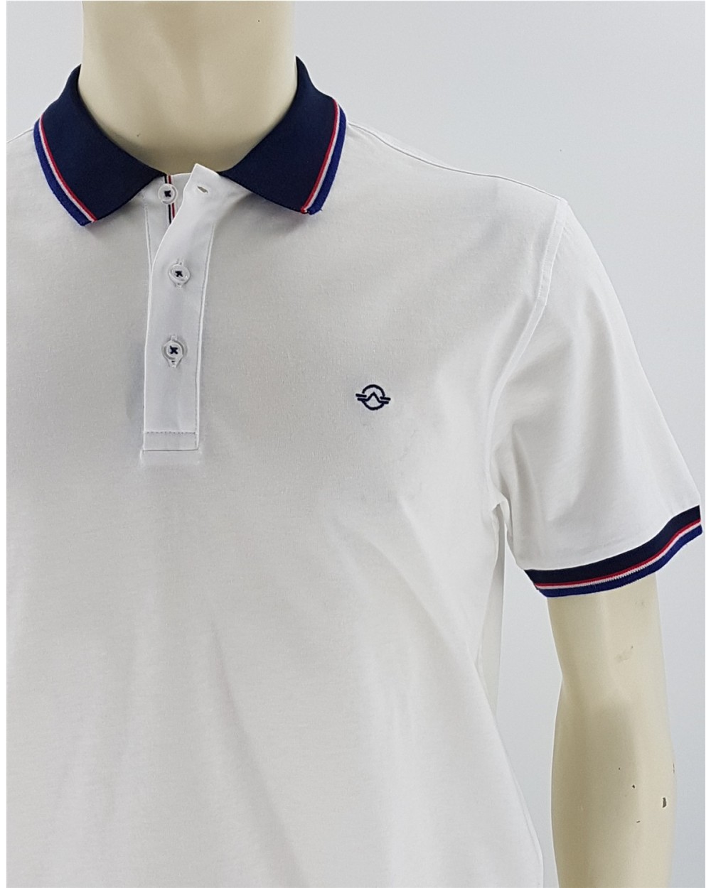 POLO M/C LISO ELASTICOS CONTRA