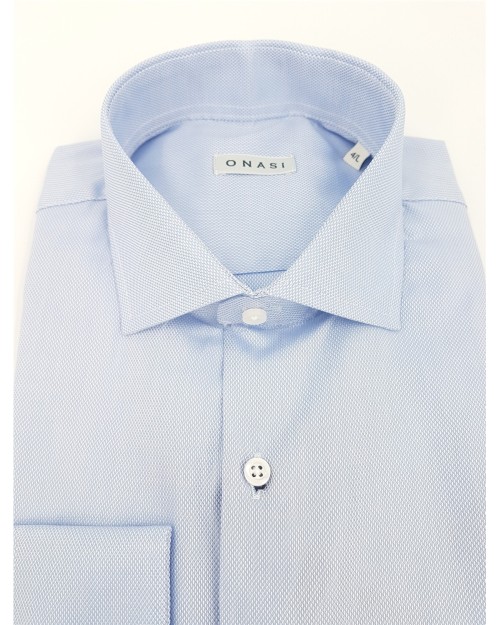 CAMISA M/L FALS LISO VESTIR