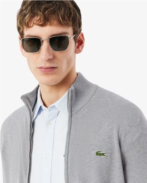 CHAQUETA DE ALGODON CON CREMALLERA