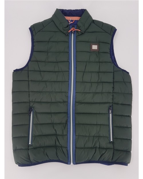 CHALECO ACOLCHADO VIVOS CONTR