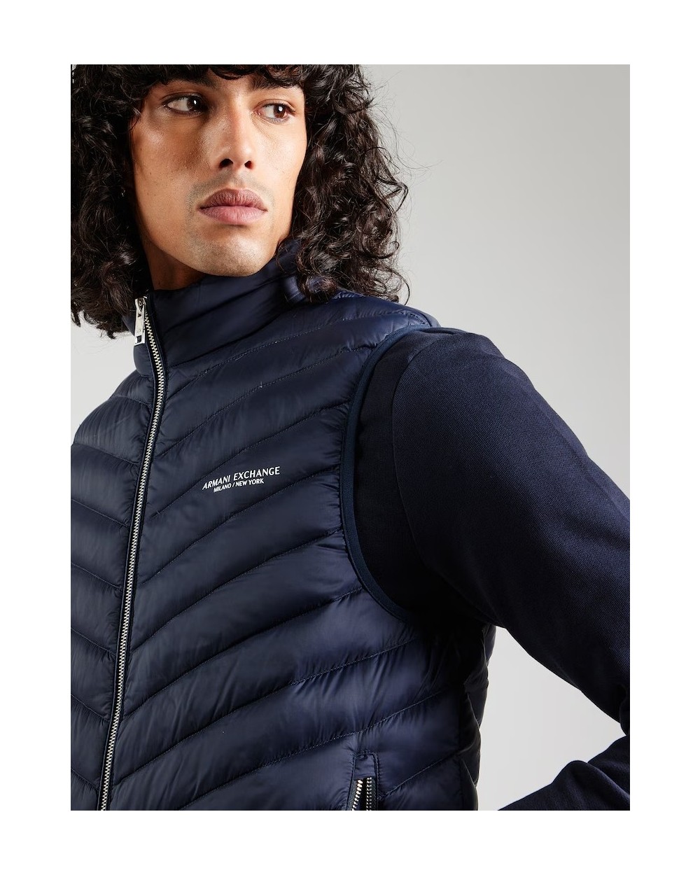 CHALECO DE PLUMAS CON CREMALLERA