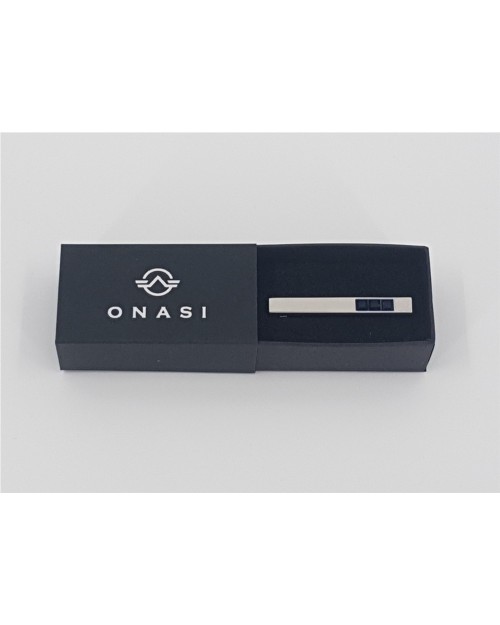 ALFILER DE CORBATA CON PIEDRAS AZULES