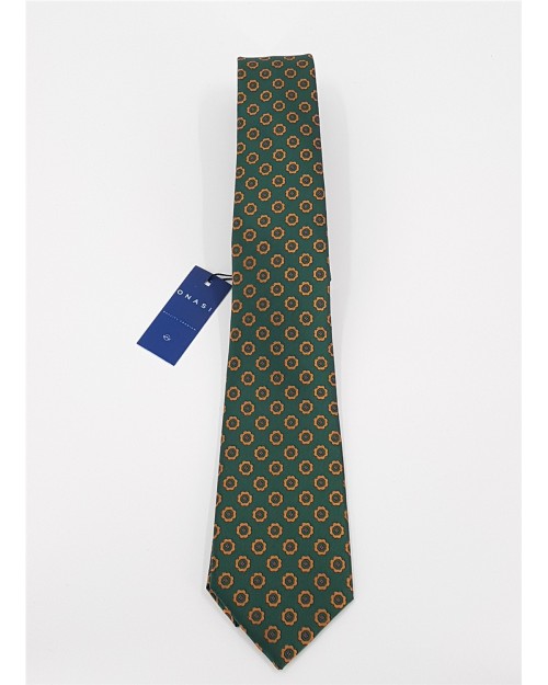 CORBATA DE SEDA CON FLORES