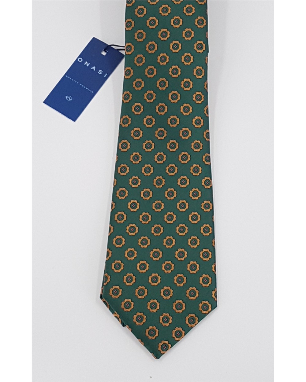 CORBATA DE SEDA CON FLORES