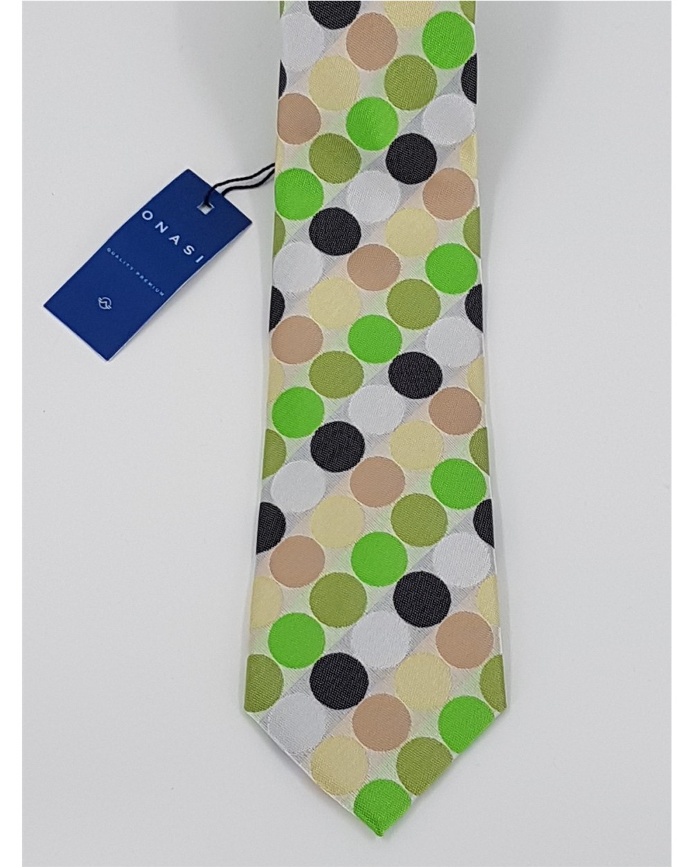 CORBATA DE SEDA DE LUNARES