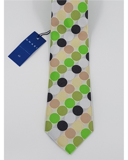 CORBATA DE SEDA DE LUNARES