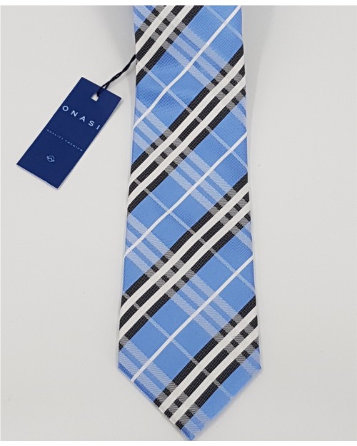 CORBATA DE SEDA DE CUADROS 2